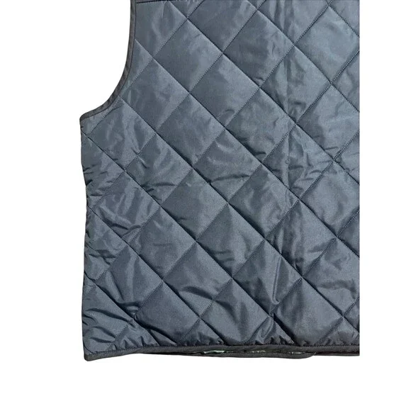 NWT Orvis Quilted Vest Full Zip Insulated Pockets Outdoor Black/Blue Men's Sz XL - Picture 8 of 10